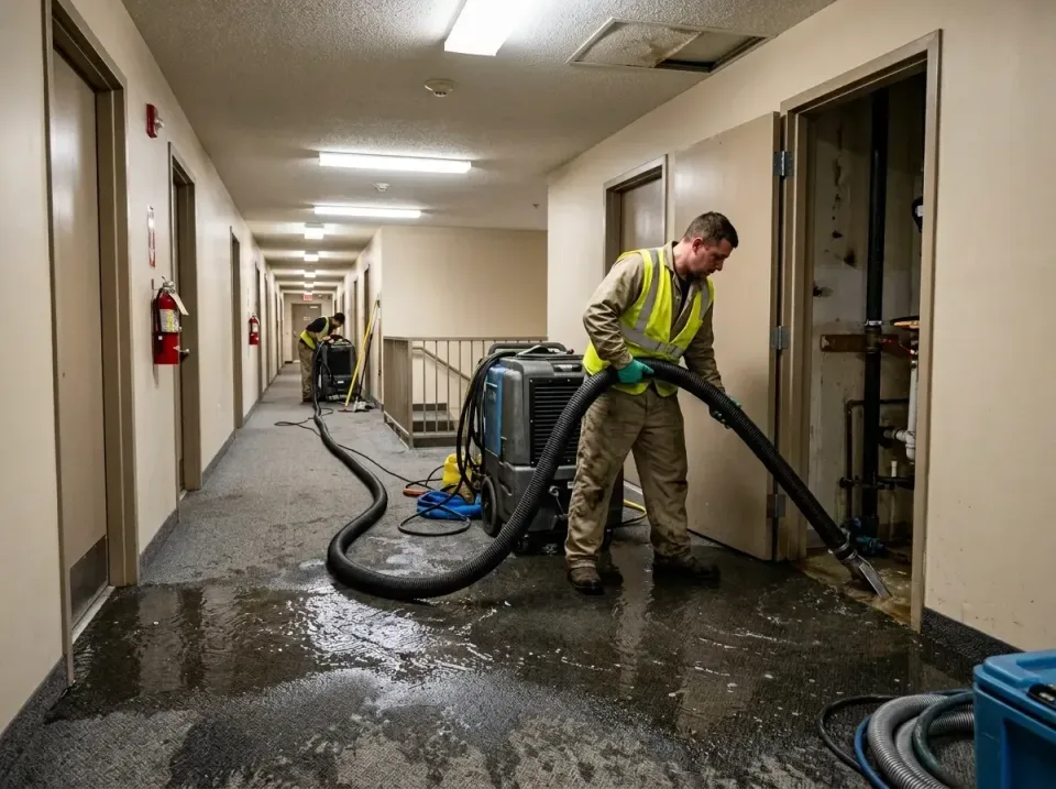multi-unit-apartment-hallway-f-005 — frequently asked questions, Emergency Burst Pipe Water Extraction & Removal in San Gabr…